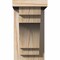 Ekena Millwork Mediterranean Smooth Corbel w/Backplate, Douglas Fir, 5 1/2"W x 10"D x 10"H COR06X10X10MED01SDF - alternate 2